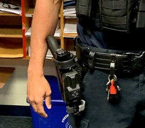 Frederick (Maryland) Police Department officers are issued tourniquets that are easily accessible in the event of an emergency.