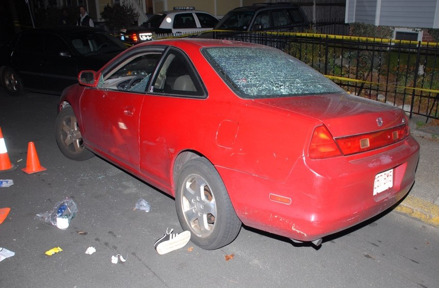 The crime scene.