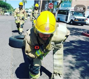 Sworn and associate VHB members at one of their monthly workouts.