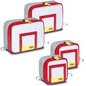 Packing critical components in modular bags like these Pax Inner Pouch Modules allows easy access and sharing, because the packs can be easily separated from the main bag.