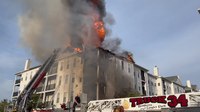 Video: Md. firefighters battle 3-alarm apartment fire