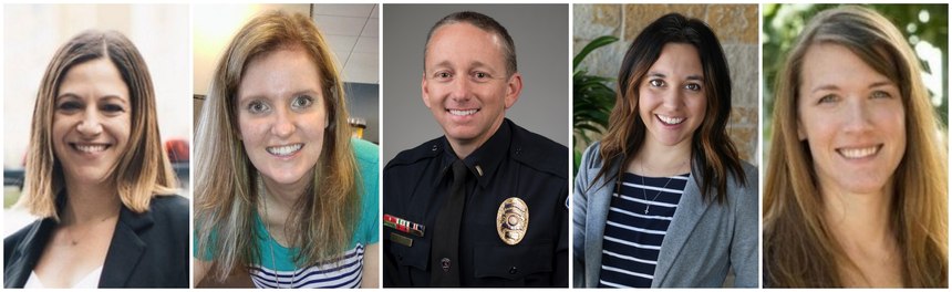 L-R: Yael Bar-tur, Sarah Boyd, Christopher Cook, Carissa Katekaru and Kate Kimble.