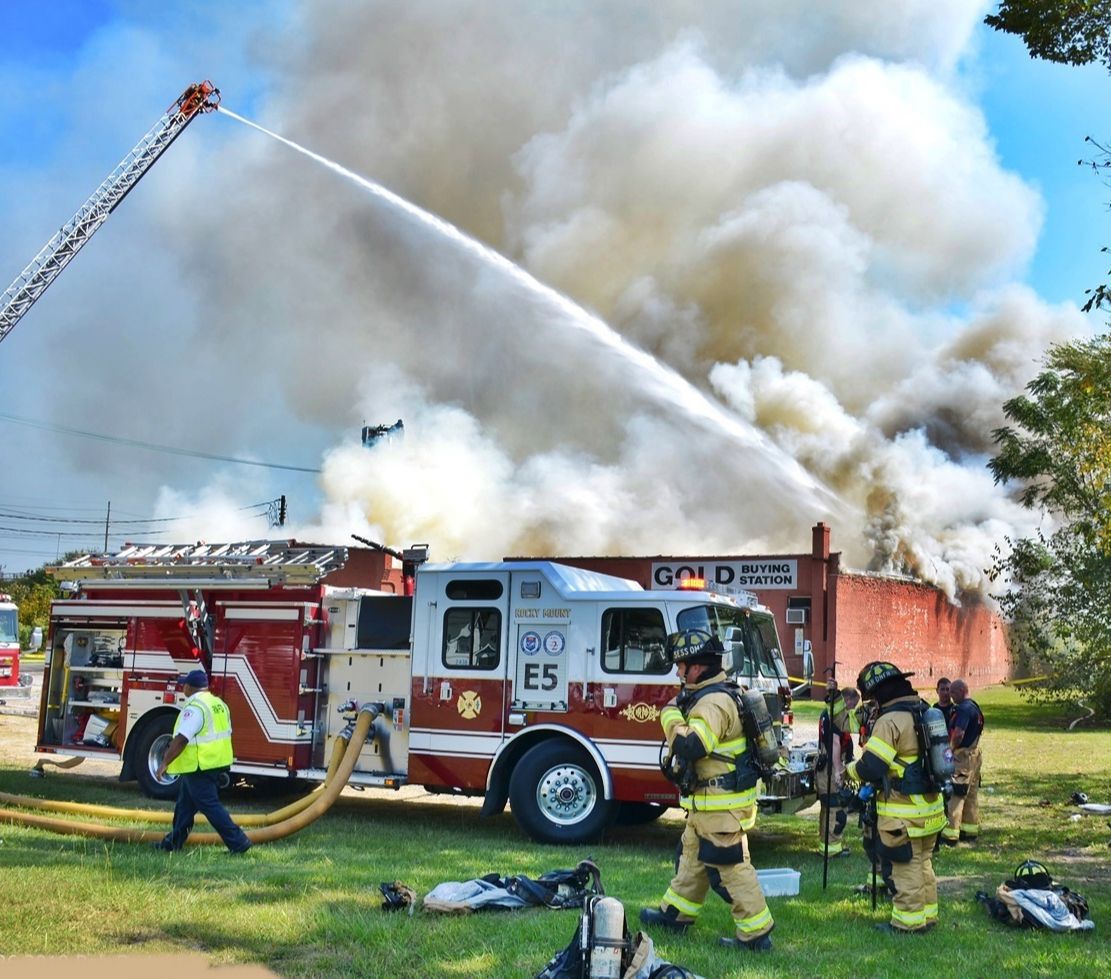 Photo of the Week: Rocky Mount (N.C.) firefighters battle fire at ...