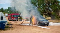 Photo of the Week: Capturing a car fire