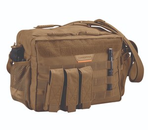 The Propper Bail Out Bag has one main compartment, two side zippered pockets and a mesh pocket to help you organize critical supplies for grab-and-go response.