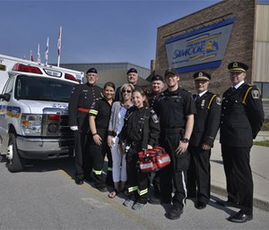 Student spends day as an honorary paramedic