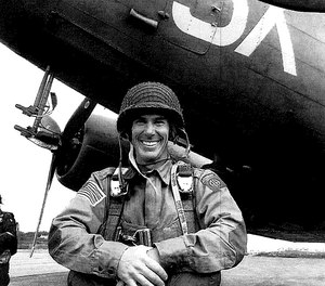 Richland County Sheriff’s Department Reserve Deputy Paul Waldner is pictured here wearing the combat utility uniform of an 82nd Airborne Div. paratrooper.
