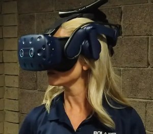 Having inmates wear immersive virtual reality (VR) headsets allows them to learn using real-life 360-degree training scenarios.