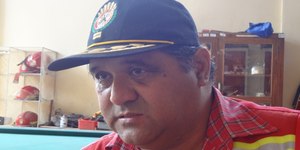 Fire Chief Washington Espinoza (Photo: Rick Markley).