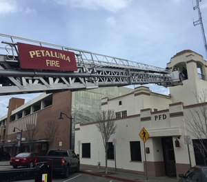 After firefighters reported being threatened, Sergio Antonio Perdomo Perez, 61, was arrested on suspicion of possessing drug paraphernalia and brandishing a weapon at emergency personnel.