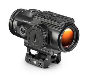 The 5X SPITFIRE HD Gen II has a mount for a micro red dot on top of the optic. (Image/Vortex Optics)