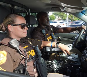 NCCPD officers with their smartwatches.