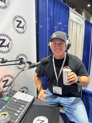 Jon Gray, "The Hangar Z Podcast" founder and host.