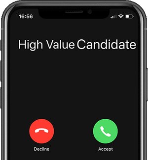 Recruiters can sort candidates and two-way bulk-message groups; screen, prequalify and fast-track candidates based on their own criteria; connect candidates to recruiters with calls and scheduled texts; send invitations and track attendance at events; and track their department ad spending and analytics.