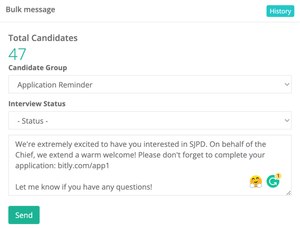 Beyond recruiting for today’s needs, FWPD has also leveraged Interview Now’s group functions to identify and engage with candidates for tomorrow.