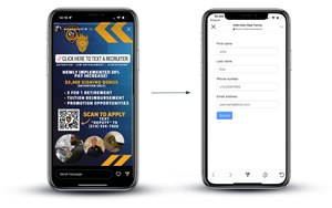QR codes help departments capture leads.