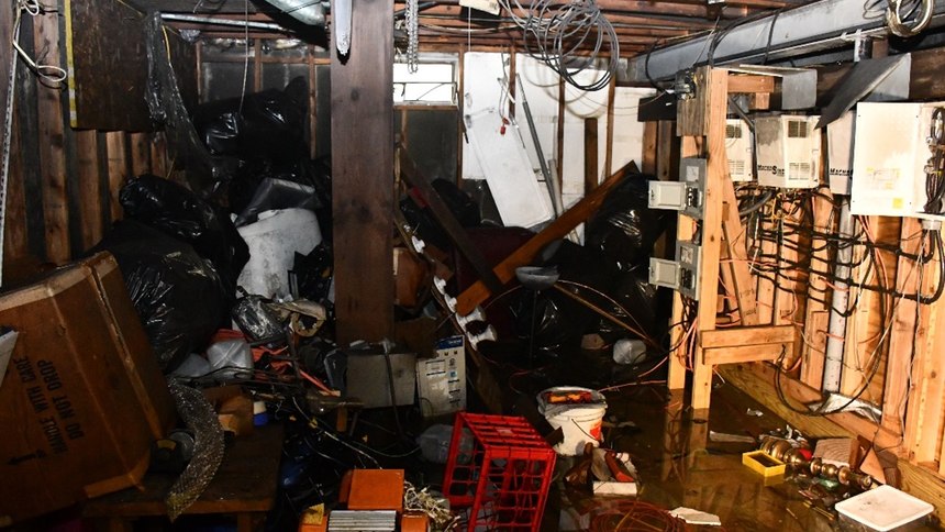 Photo 2: A self-designed and installed residential system post-incident.