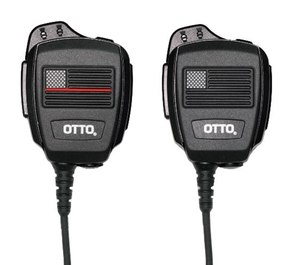 These patriotic and fire pride speaker mics are compatible with almost all major radio manufacturers and OTTO has officially launched these microphones for pre-order. (Courtesy photo)