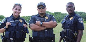 The body armor is placed in the outer carrier and it is worn over the uniform shirt. (Courtesy photo)