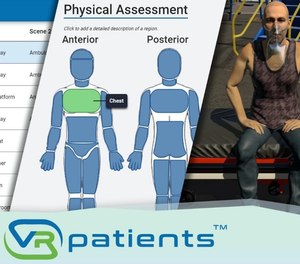 With VRpatients, instructors can create realistic clinical scenarios from scratch, and they can teach their agency’s policies and procedures. (image/VRpatients)