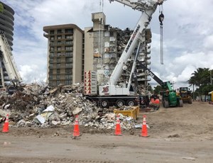 The BRINC Team at The Champlain Tower collapse in Surfside, FL