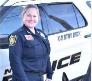 Pictured is Officer Brandy Pierce.