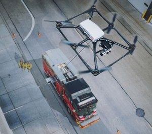 The Situational Awareness System is a self-piloting, actively-tethered aerial device that can be deployed from any apparatus currently in use, providing fire departments an immediate integration without the need for additional technology.