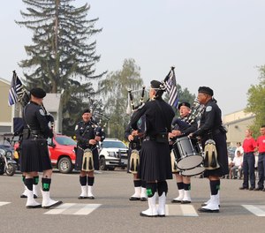 Few things can draw the cathartic release that follows the distinctive skirl of bagpipes and accompanying drums at a police funeral.