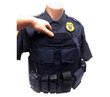This load-bearing vest offers body armor protection in a uniform look