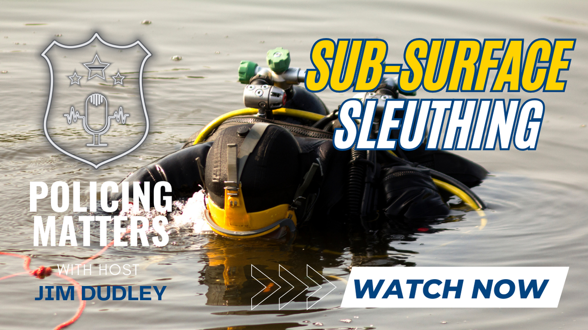 Diving in: Ray Wichus on law enforcement underwater sonar operations and recovery teams