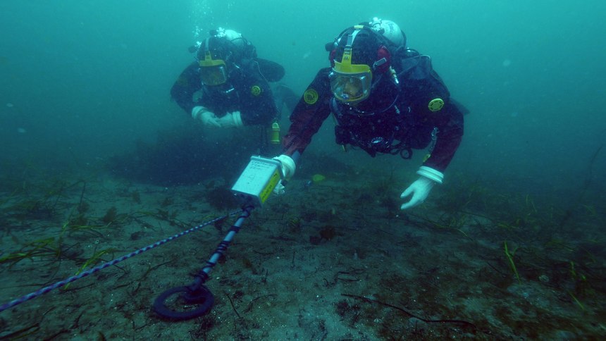 An underwater metal detector is a must-have for any police department, fire department or military team that is involved with the location of missing evidence. (Courtesy photo)