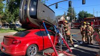 Photos: Ore. FFs face a vehicle crash, stabilization challenge