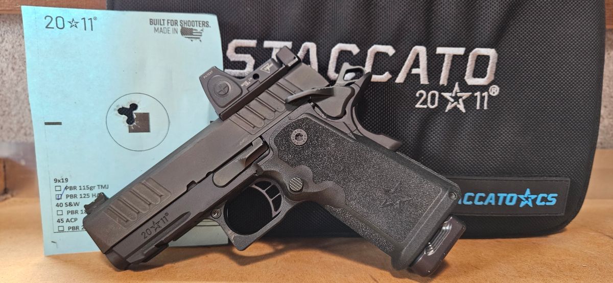 Staccato CS: Compact-sized pistol delivers the same comfort, speed