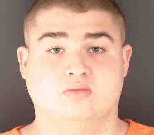 Jacob Prizio, 21, was charged with three counts of aggravated assault with a firearm for allegedly pointing a loaded gun at paramedics and threatening sheriff's deputies after calling 911.