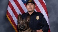 Photo of the Week: K9 Mann and Officer Jorge Aquino receive ASPCA award for their drug busts