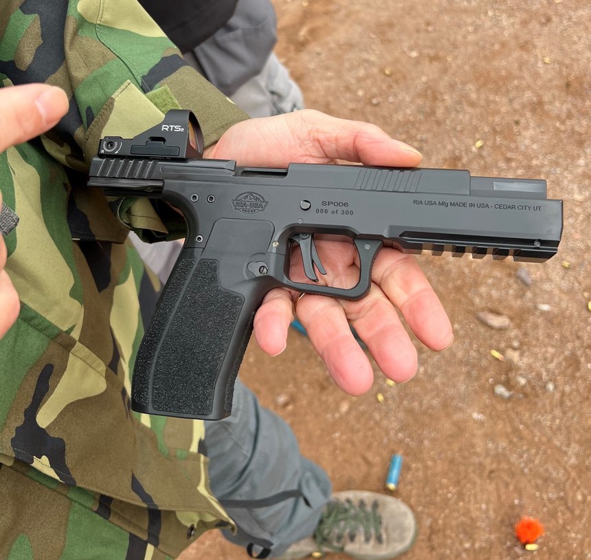 The RIA 5.0 is the newest, and most innovative in the RIA line of handguns. It has a non-tilting locking system, modular, hammer-fired, fire control system and a tuned trigger.