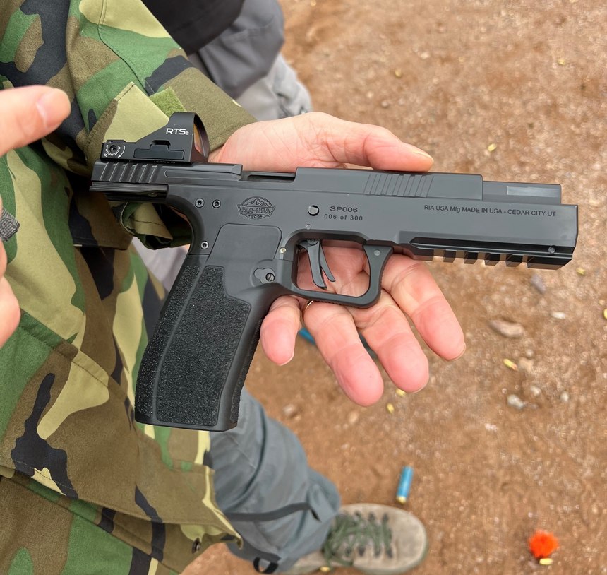 The RIA 5.0 is the newest, and most innovative in the RIA line of handguns. It has a non-tilting locking system, modular, hammer-fired, fire control system and a tuned trigger.