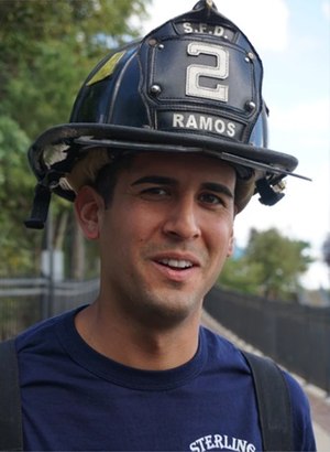 Lt. Garrett Ramos, 38, died Dec. 4 after a burning home's floor collapsed and he fell into the basement. He is survived by his wife, Brittney Ramos, and their children.