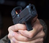 Using miniature red dot sights for general duty policing