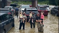 Watch: Miss. deputies rescue toddlers during flash flooding