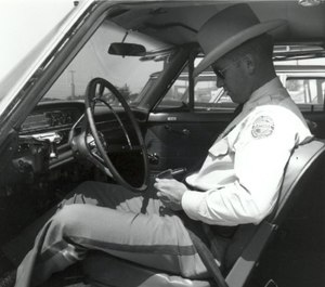 S.C. Highway Patrolman Red Lanier in 1962.
