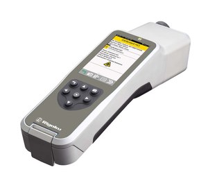 The ResQ FLX handheld narcotics analyzer allows officers to scan the contents of bags and bottles without having to open them, preventing potentially hazardous exposure to harmful narcotics like fentanyl. The device can also record the results for use in court.