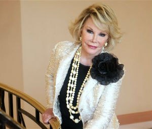 FILE - This Oct. 5, 2009 file photo shows Joan Rivers posing as she presents