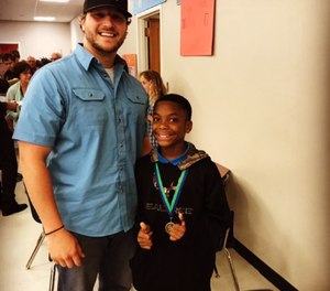 Detective Ryan Brady (left) with Robert