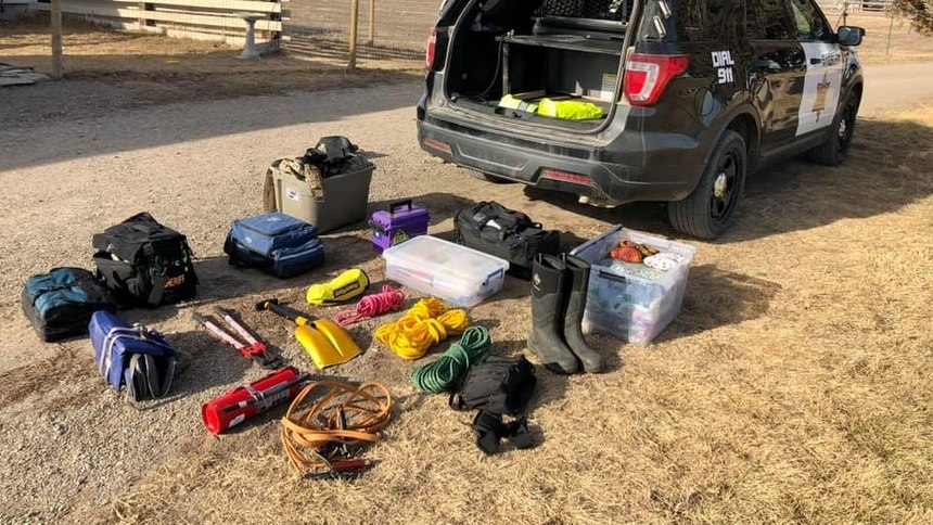 Rural cops have been known to carry enough implements to open a small hardware store.