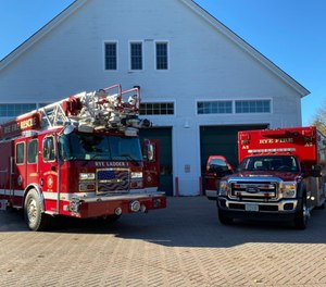 Members of the Rye Fire Department had been training before Firefighter-EMT John Klanchesser had an emergency.