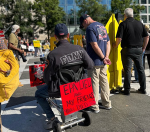 Firefighters participated in the SAFE EPA rally Tuesday in Washington.