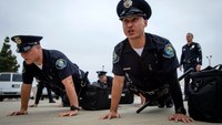 California police recruits get a taste of what's to come