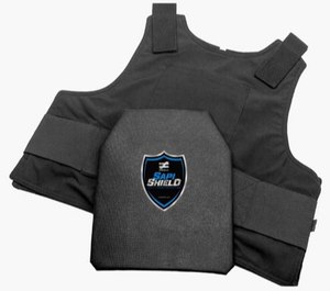 Pictured is the SapiShield Vest Package.