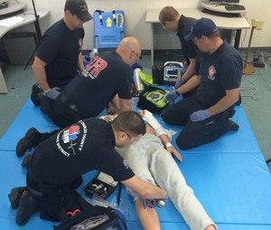 SCAAD personnel learn and practice the pit crew protocol